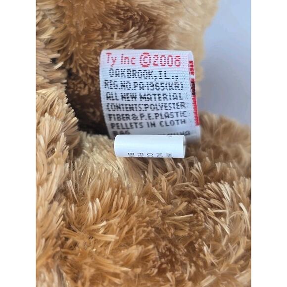 2008 Ty Beanie Classic "Everheart" Retired Brown Bear 13" Tall BB3 - Picture 4 of 4